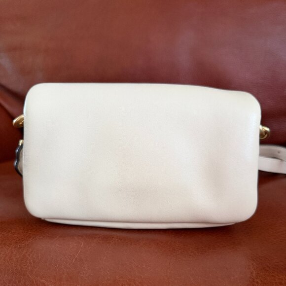 Coach Pillow Tabby Ivory Leather Shoulder Bag 18 - Picture 8 of 16